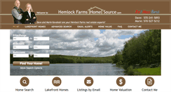 Desktop Screenshot of hemlockfarmshomesource.com