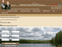 Tablet Screenshot of hemlockfarmshomesource.com